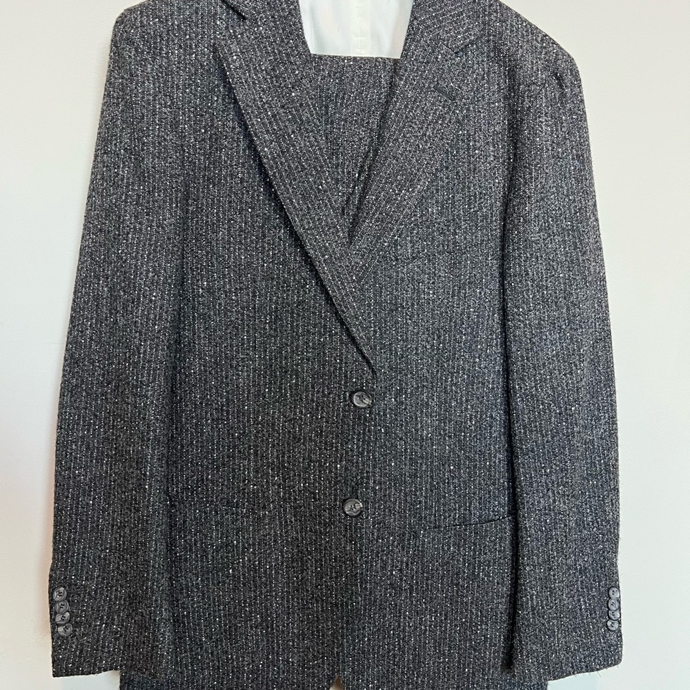 Suitsupply 3 Piece Alpaca Pinstripe Suit